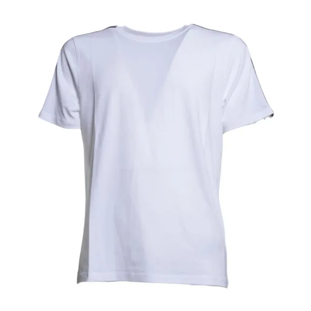 GCDS Logo Tape C1MEQC037J022 t-shirt bianca