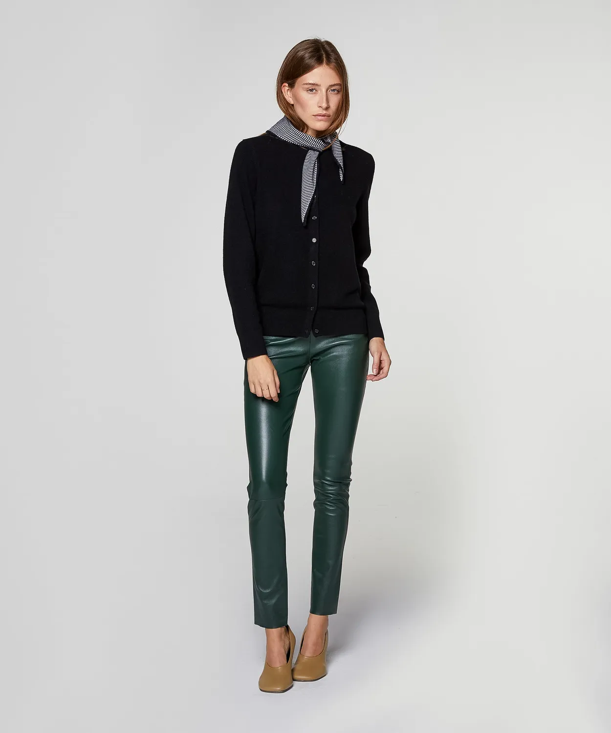 Rodier Sciarpa Triangolare in Cashmere Nera Taglia Unica