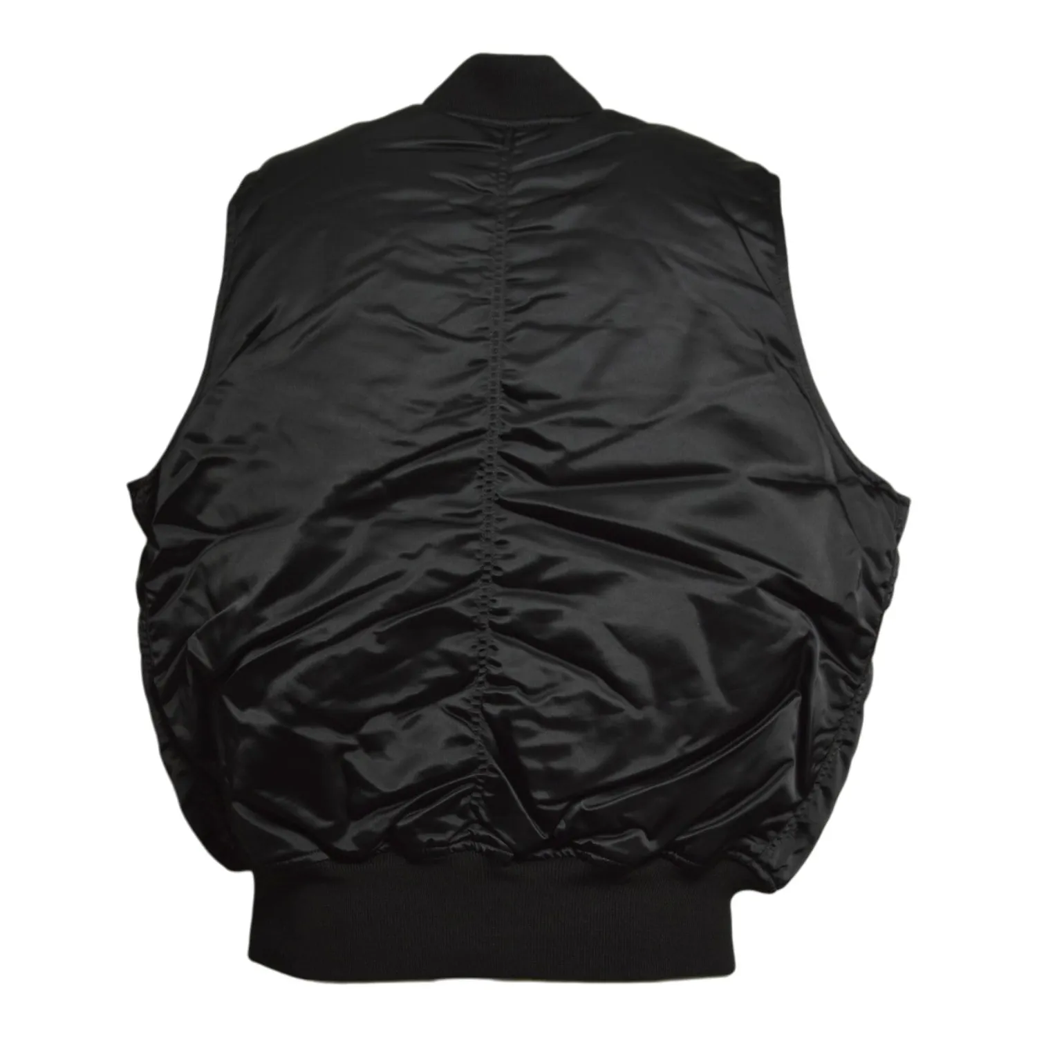 Alpha Industries SS758102 gilet bomber uomo nero MA-1 Base