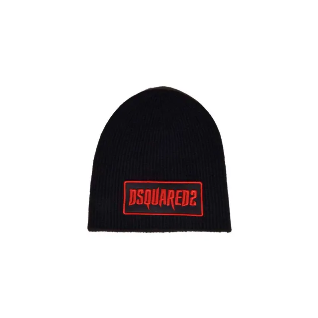 Dsquared2 Monster KNM016801W07705 berretto nero lana