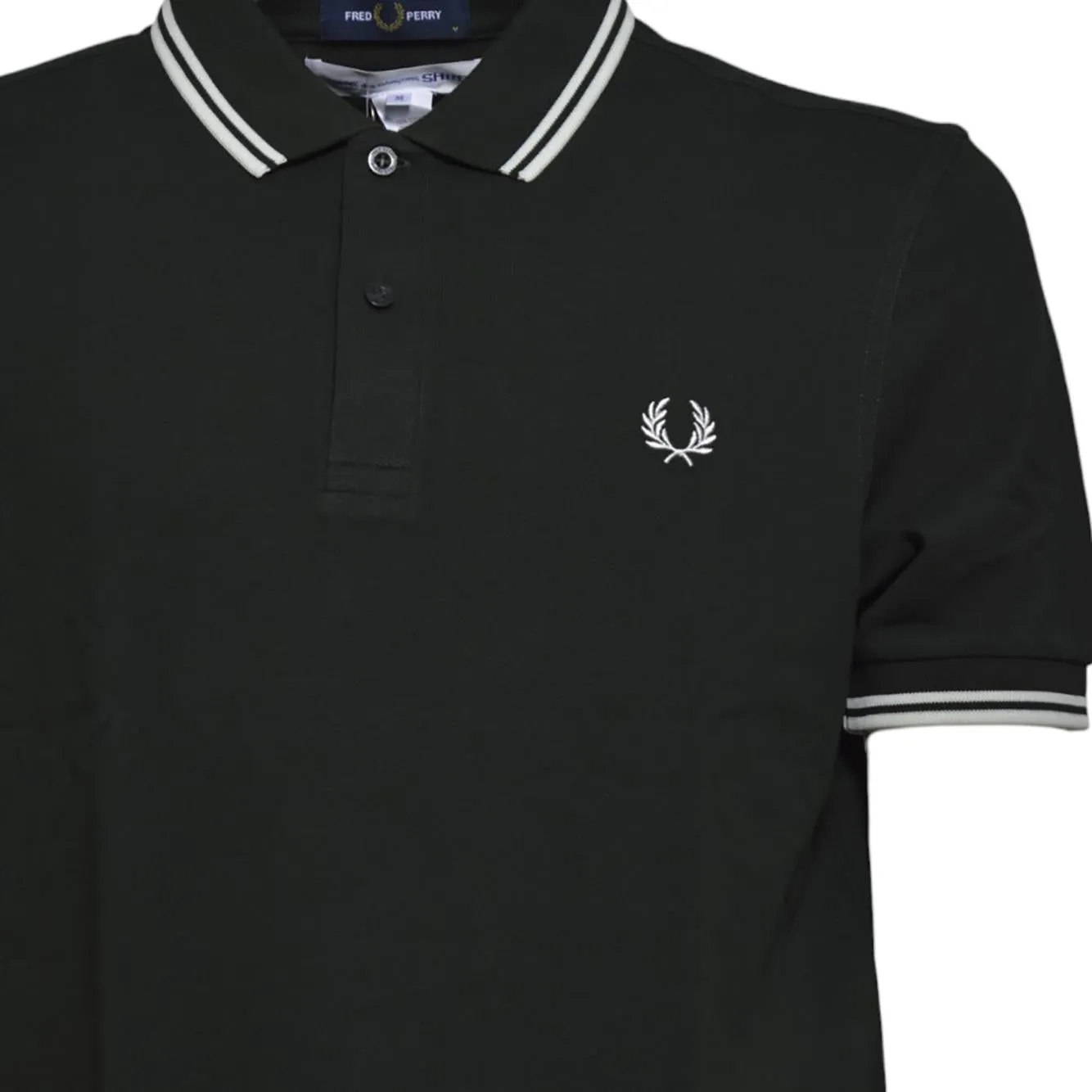 Comme des Garçons Shirt FNT502W24 polo verde scuro