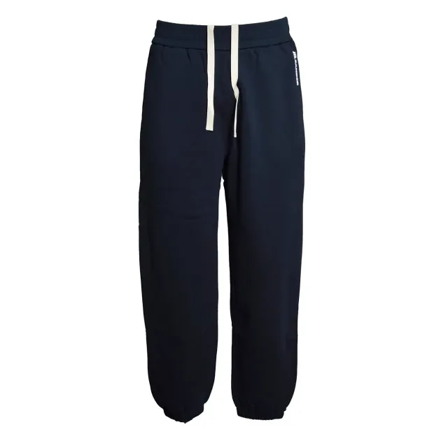Jil Sander J22KA0384J20128 pantalone blu notte