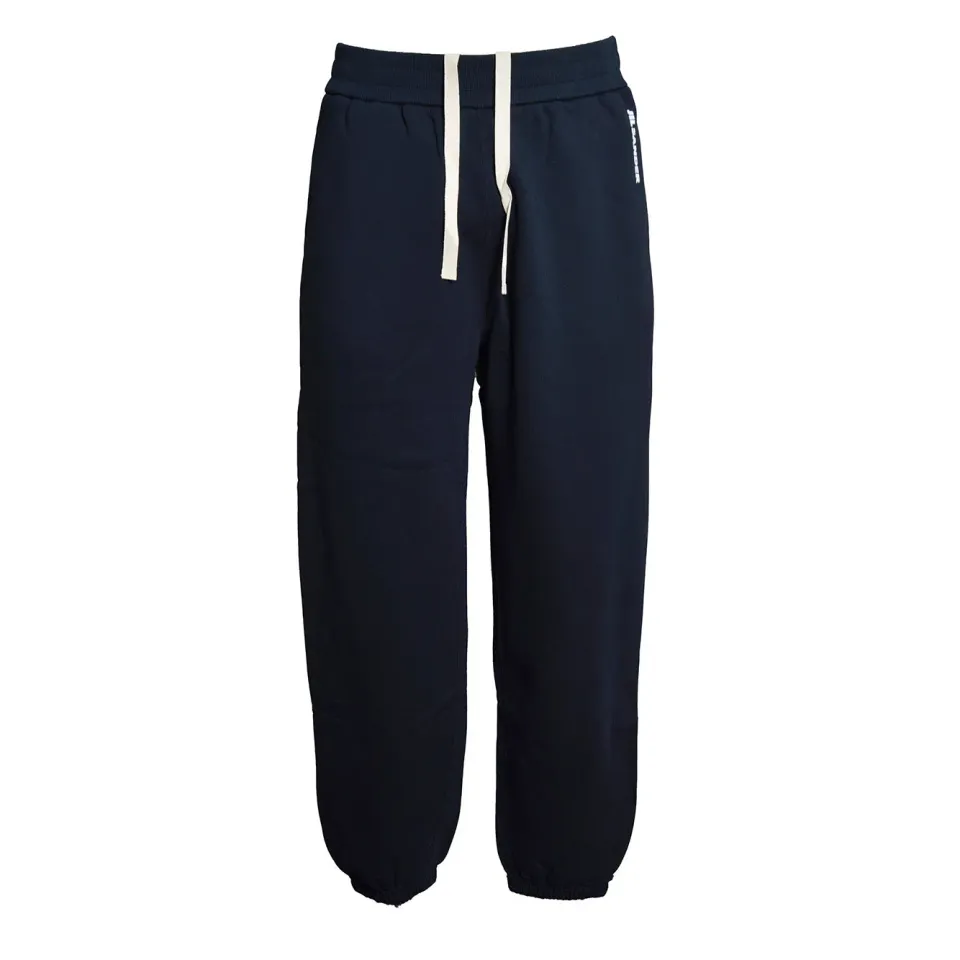 Jil Sander J22KA0384J20128 pantalone blu notte