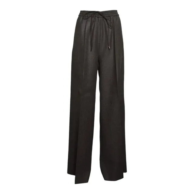 MaxMara 2621136063600 pantalone lana fango donna