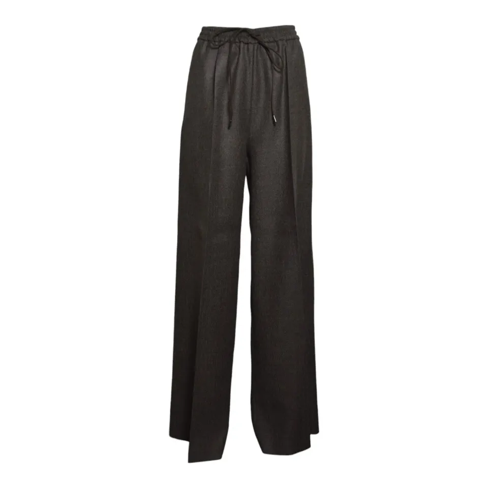 MaxMara 2621136063600 pantalone lana fango donna