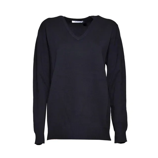 Max Mara Pevera 2421366122600 pullover nero in lana