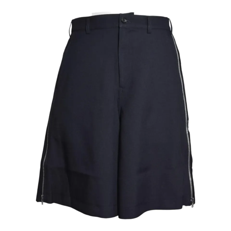 Comme des Garçons Shirt FQP502S26 bermuda blu notte cotone