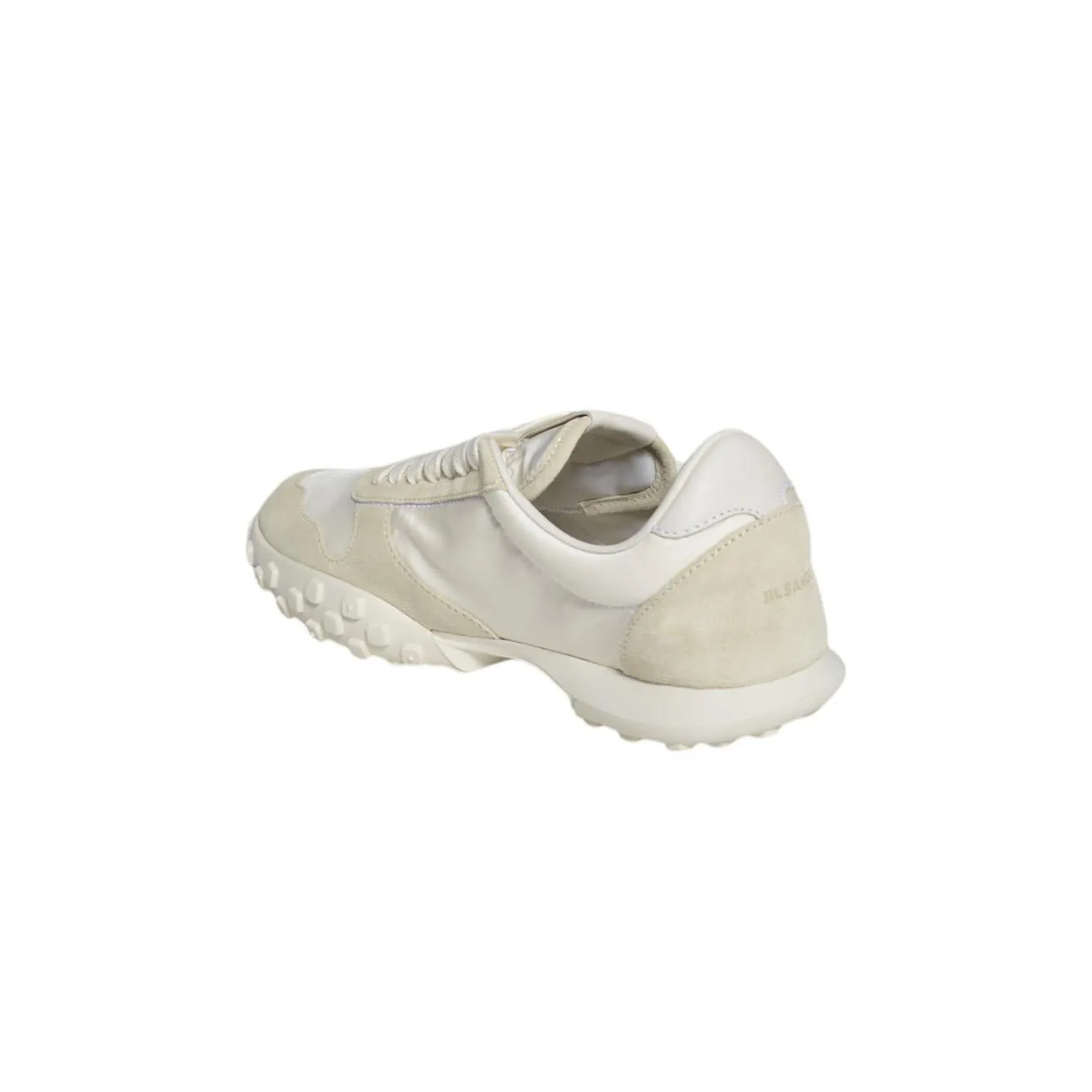 Jil Sander Moon J32WS0056P0156 sneakers panna nylon pelle