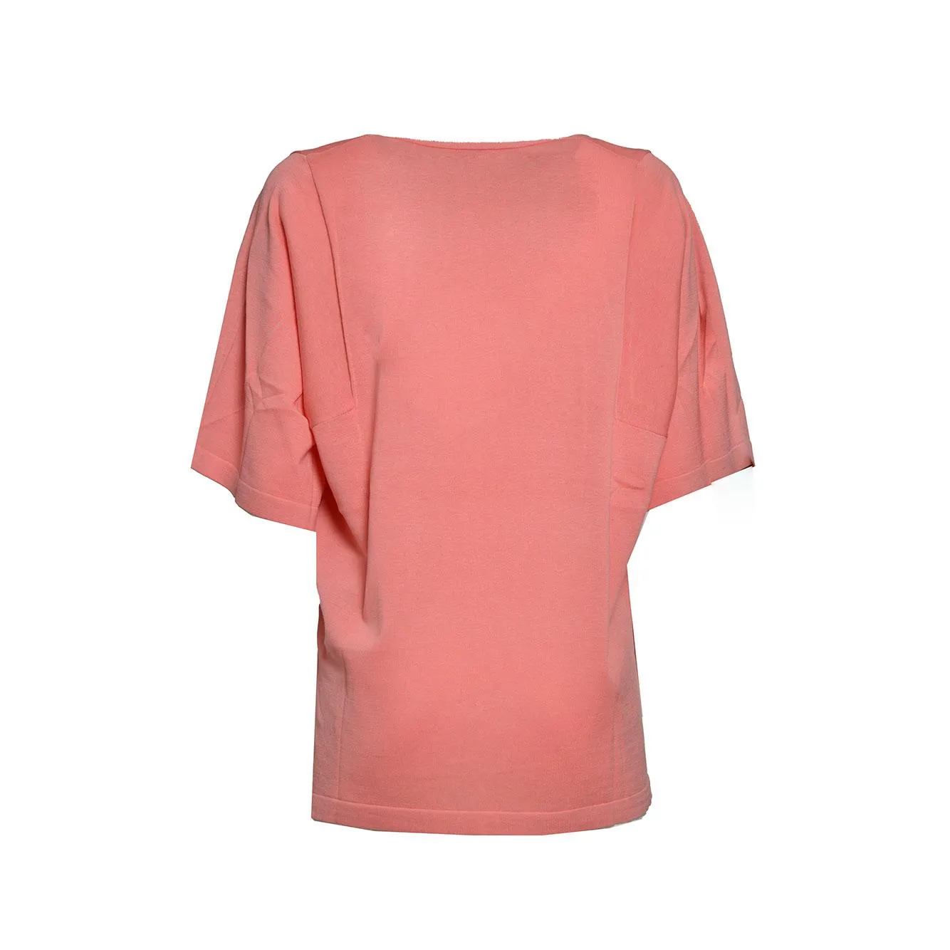 Aspesi 3487M127 T-shirt Maglia Corallo 40 Cotone Seta