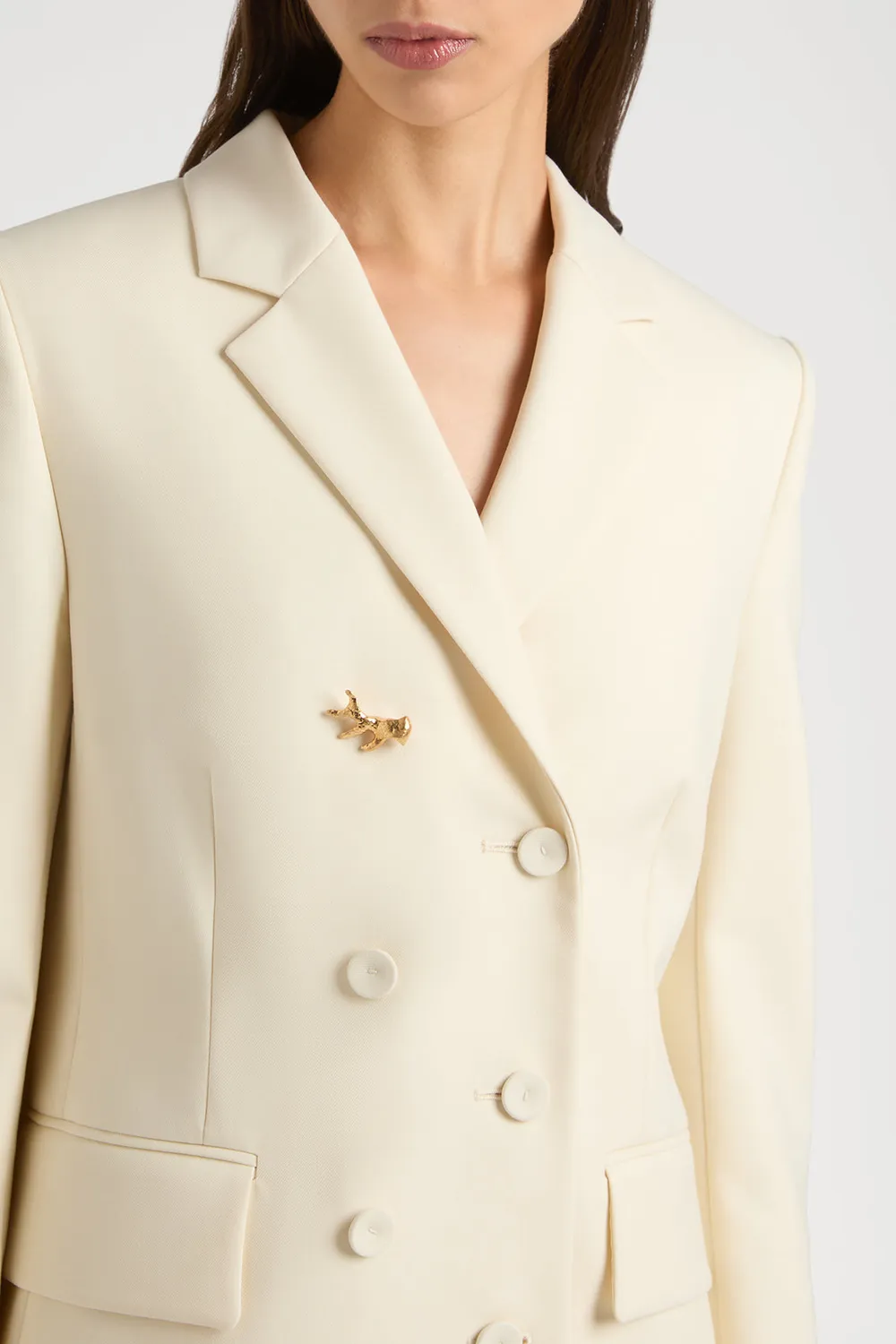 Ports 1961 Blazer Doppiopetto avorio corallo