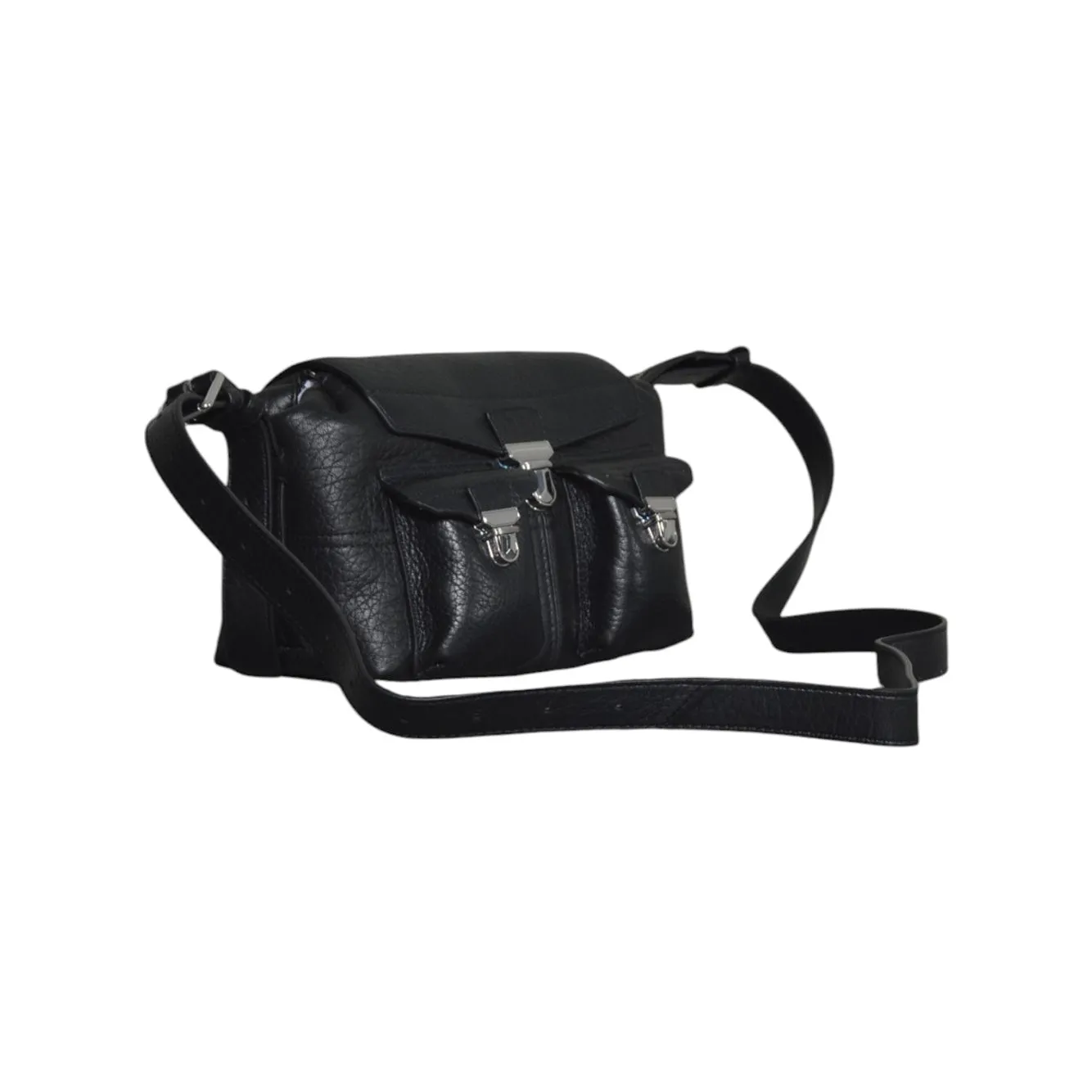 Lemaire BG0240LL0191 borsa tracolla pelle nera