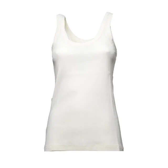 Lemaire TS0001LJ1016 canotta coste panna cotone