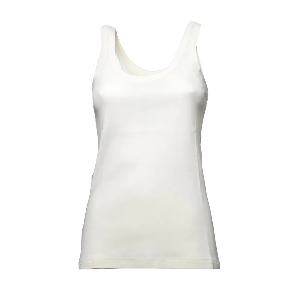 Lemaire TS0001LJ1016 canotta coste panna cotone