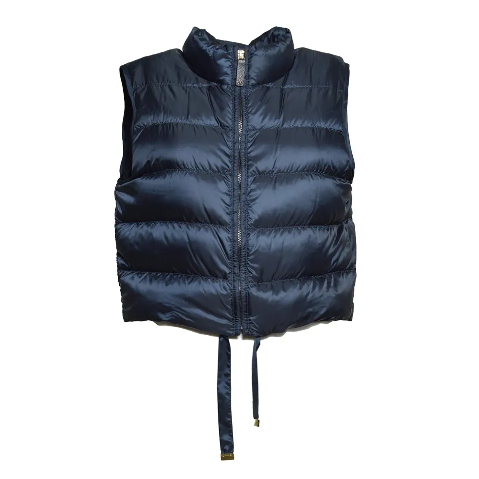 Max Mara The Cube Favilla gilet blu notte poliestere
