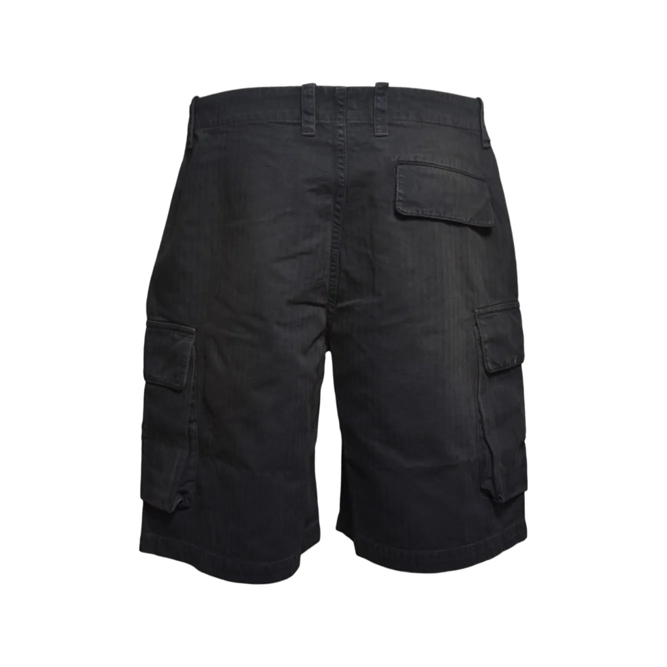Our Legacy M2264MSJH bermuda nero lavato herringbone