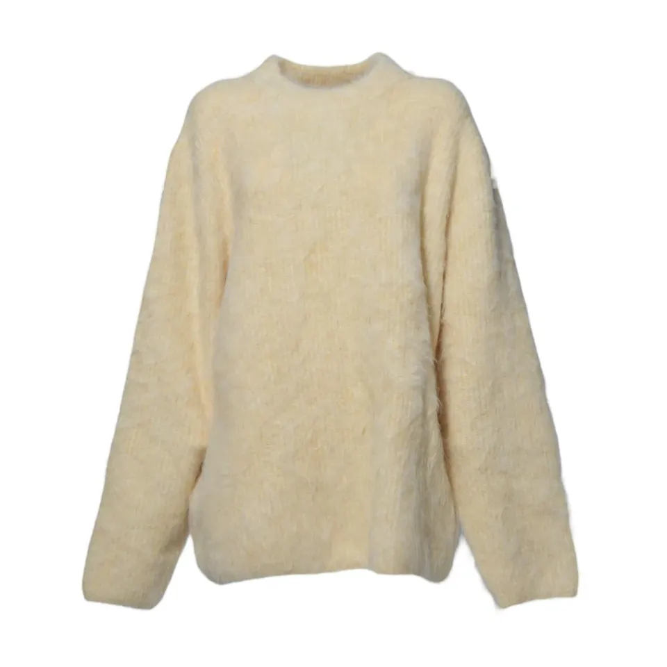 Séfr Haru pullover giallo S in alpaca spazzolata