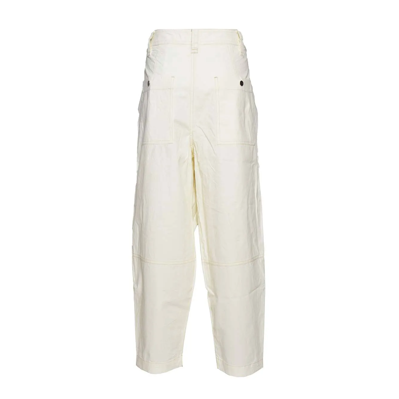 Marant Etoile PA0279FAB1G04E Kelvin cargo ecrù cotone