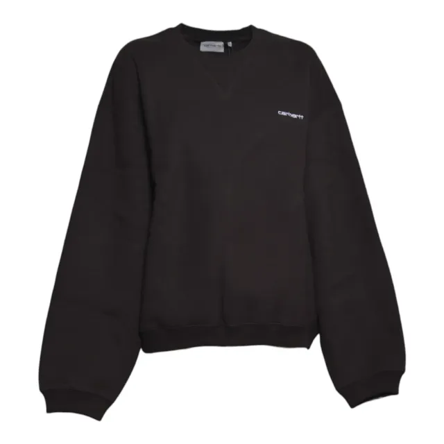 Carhartt WIP Ebbert I037113 felpa tabacco cotone