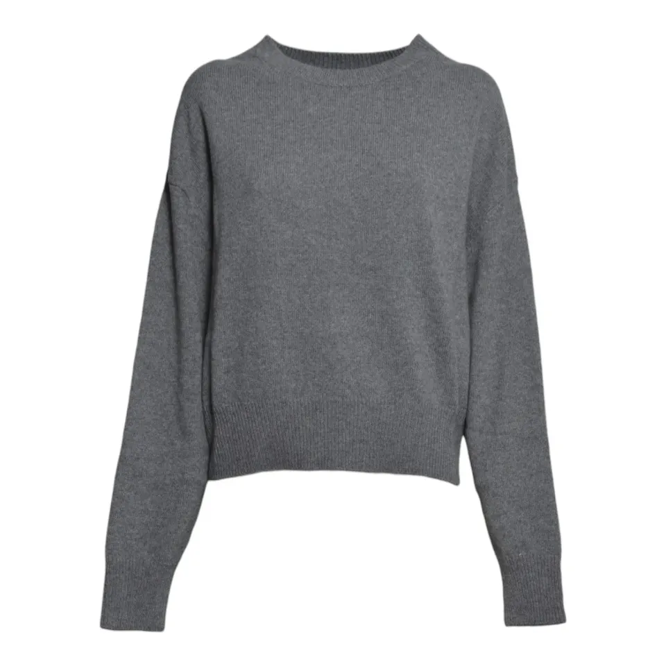 Grifoni Marion G3AC0020 cardigan grigio maglia girocollo