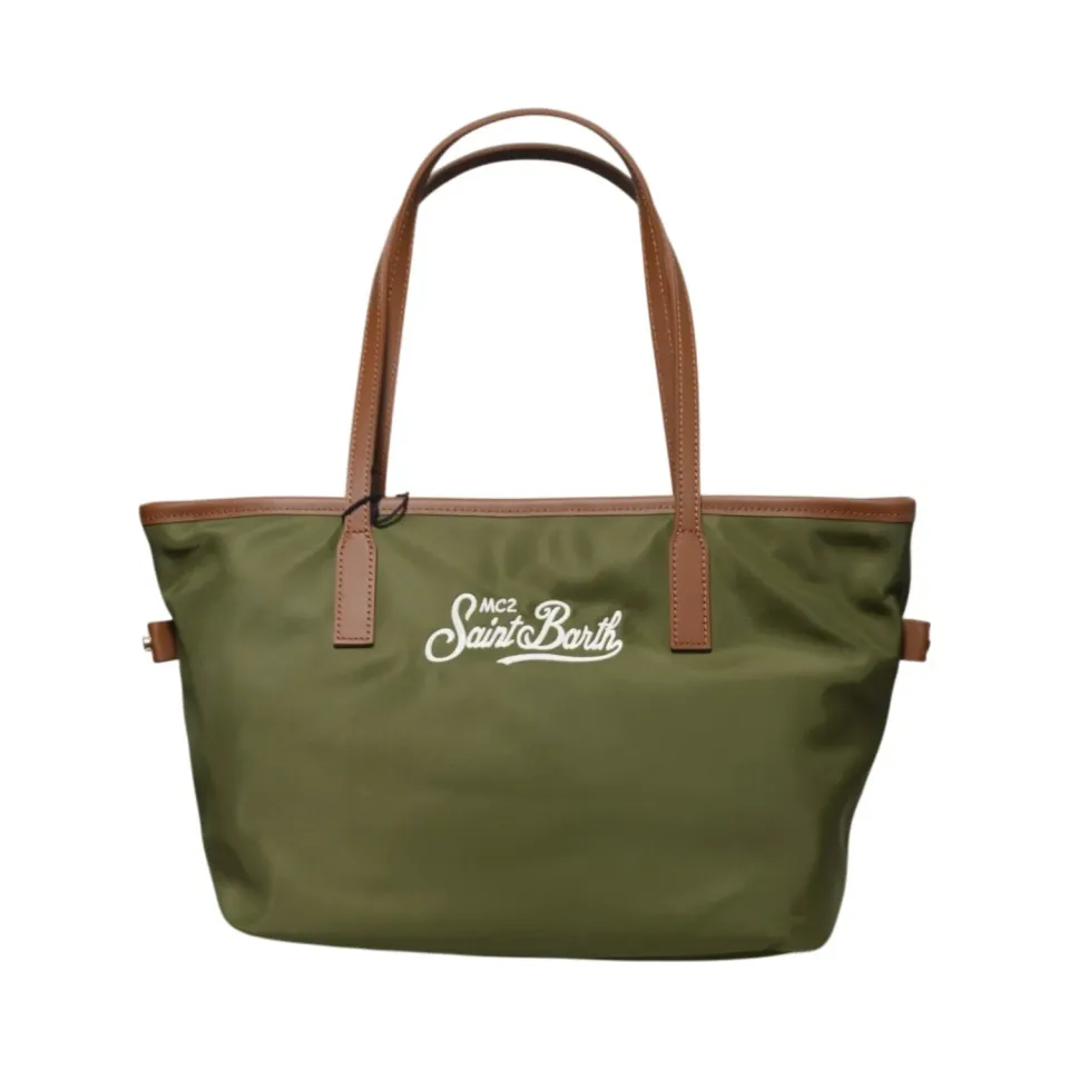 Saint Barth CB0004 City Bag Mid Nylon Khaki