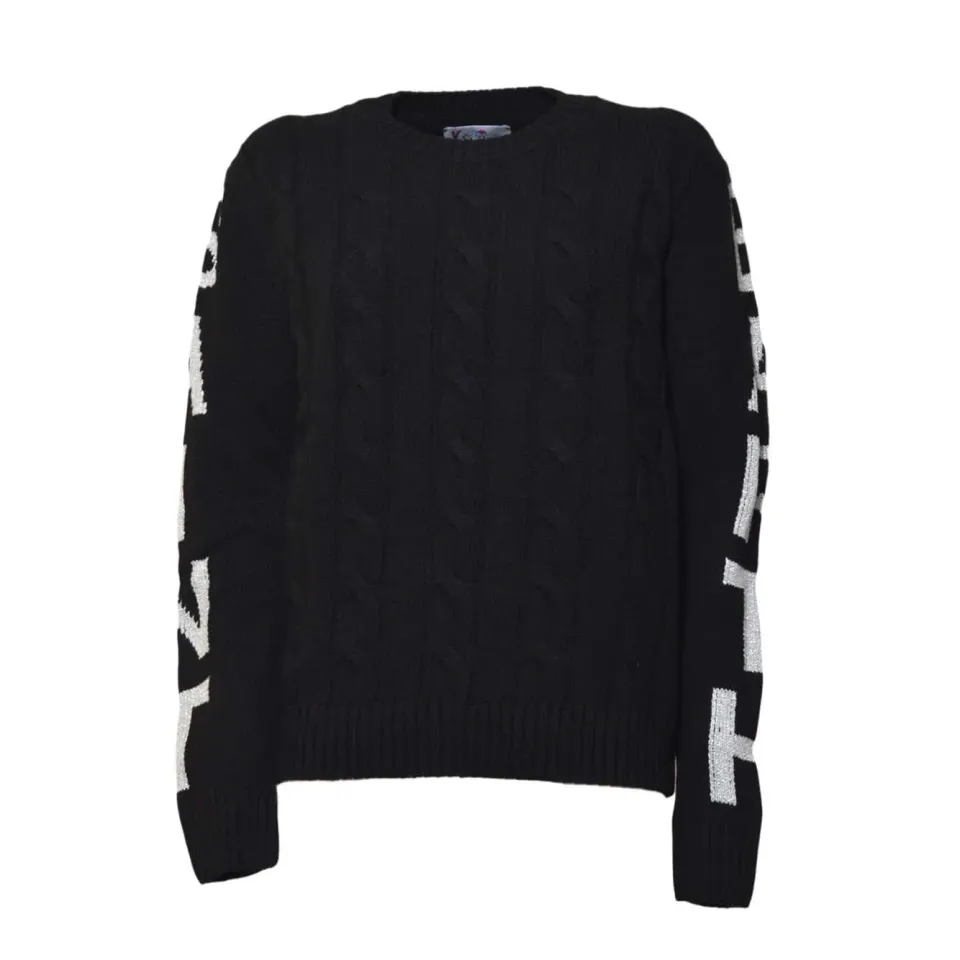 Saint Barth Malmojr maglione girocollo nero lana 14A