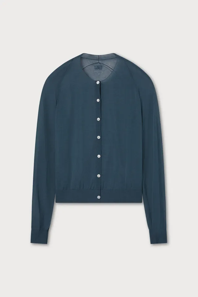 Ports 1961 Sheer Raglan cardigan blu Orion Blue
