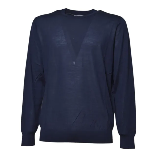 Saint Barth Regent REGE013 Maglione Blu Notte Merino