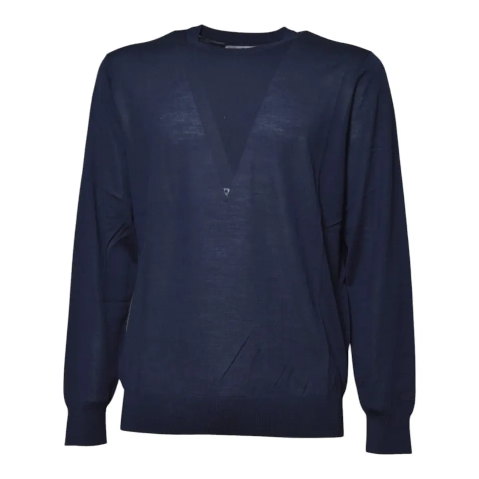 Saint Barth Regent REGE013 Maglione Blu Notte Merino