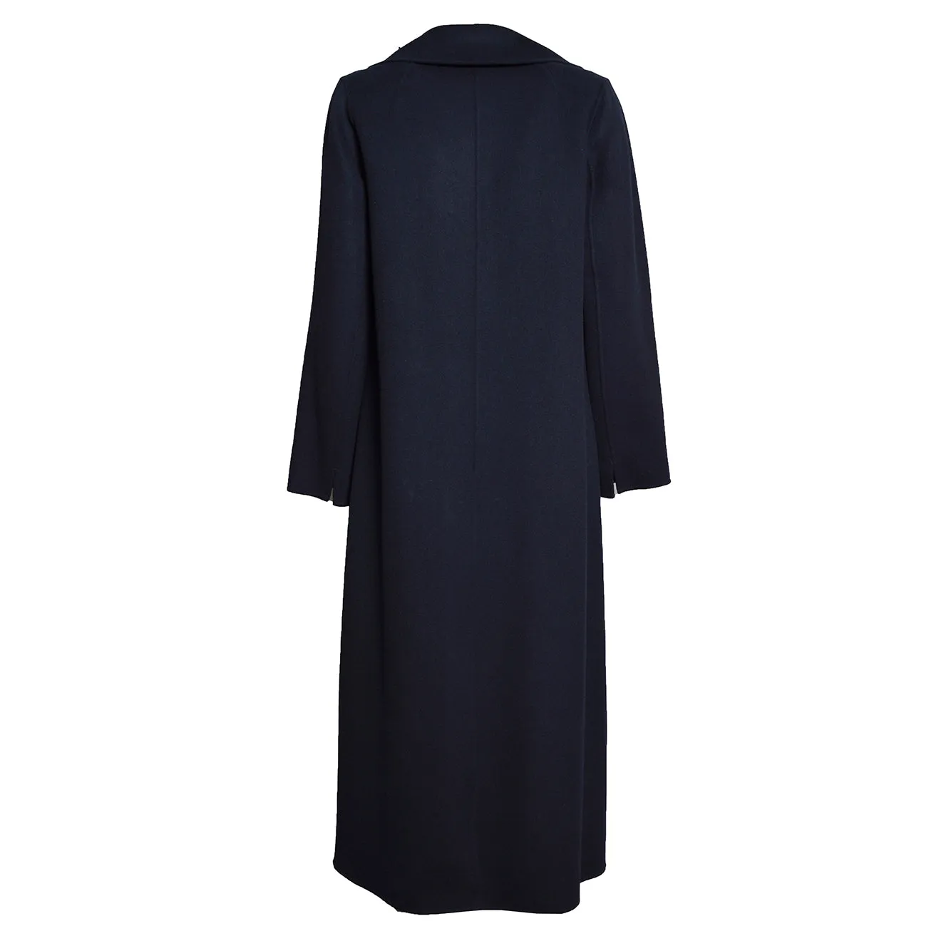 Max Mara Poldo cappotto blu notte lana vergine