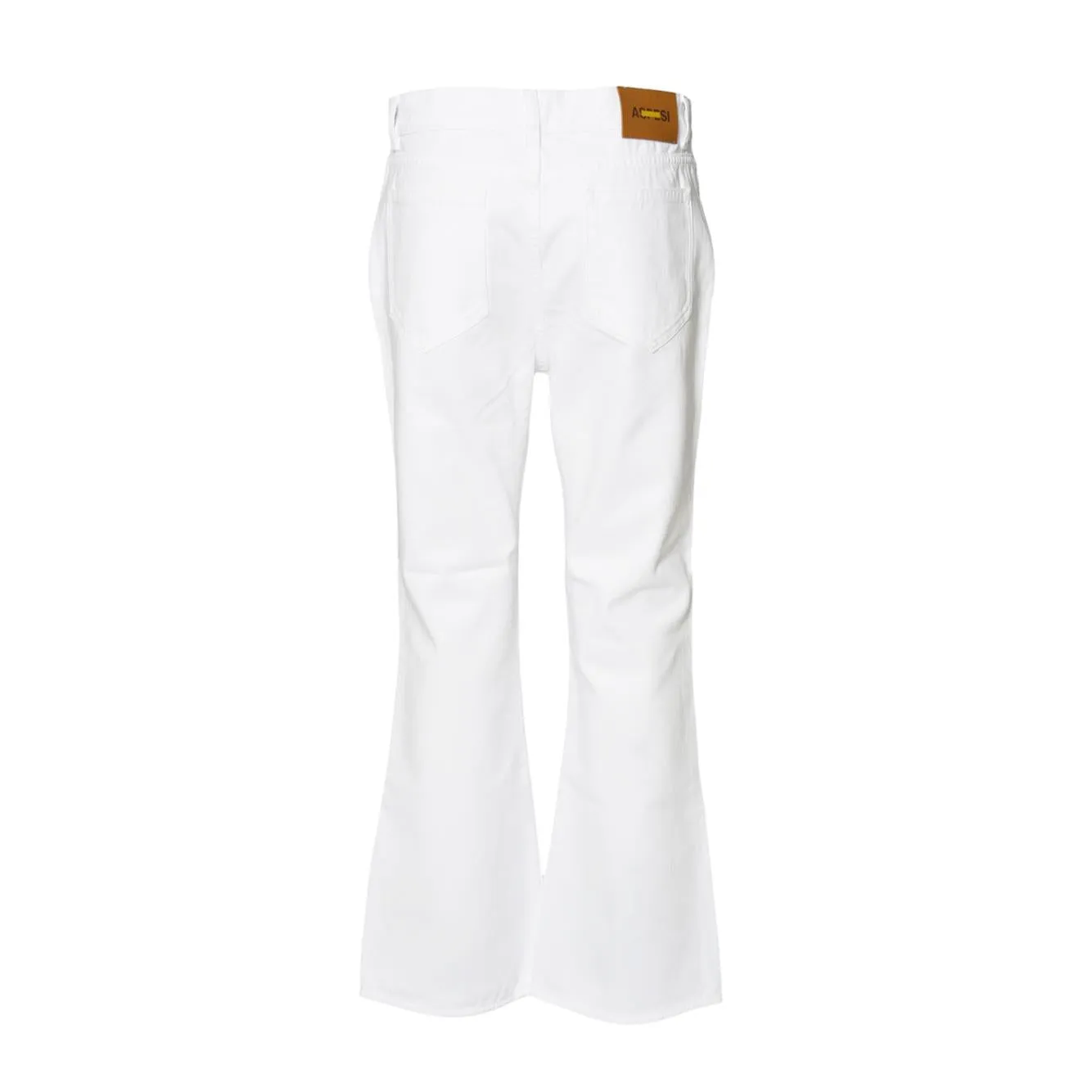 Aspesi G0179L054 pantalone denim bianco cotone