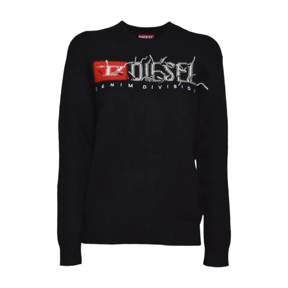Diesel Junior J02981KYAYX cardigan nero ragazzo