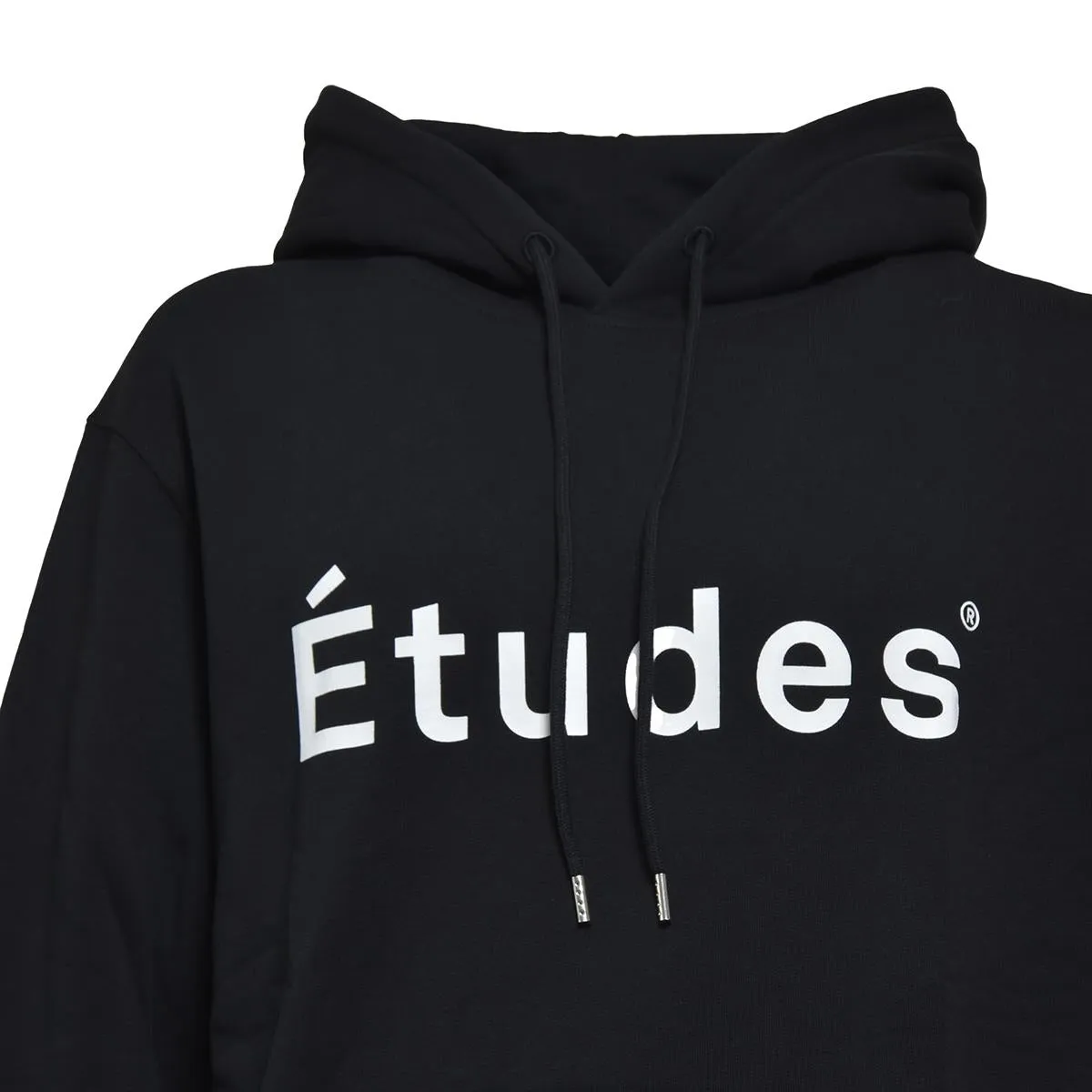 Etudes Klein C00ME250A01599 felpa cappuccio nera cotone