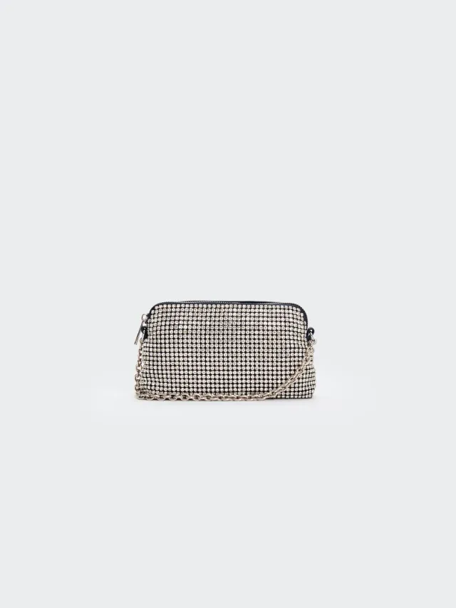 Vicolo Borsa Aura Chain Strass Cristallo Unica