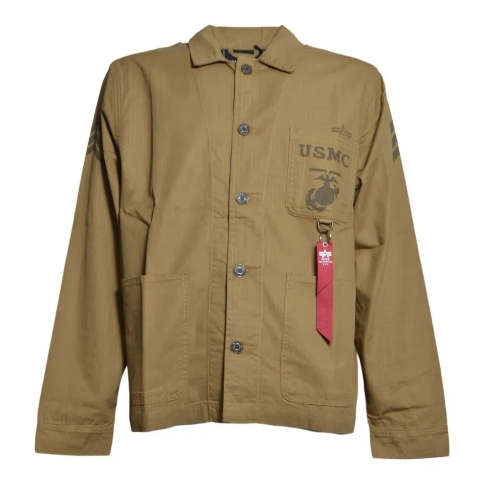 Alpha Industries P41 HBT giubbino khaki cotone