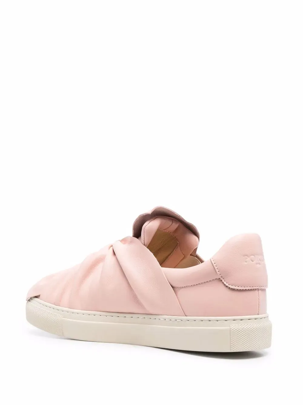 Ports 1961 Bow sneakers rosa corallo pelle fiocco