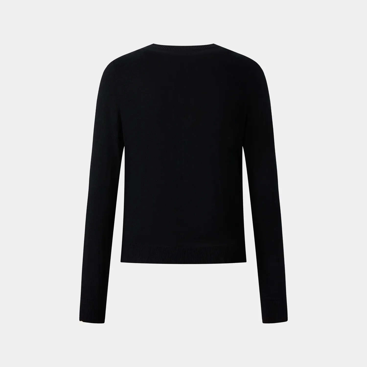 PORTS Cardigan con Bottoni Nero Maglia Nera