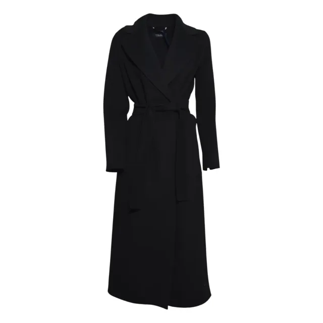Max Mara Poldo 2629016073600 cappotto nero lana vergine
