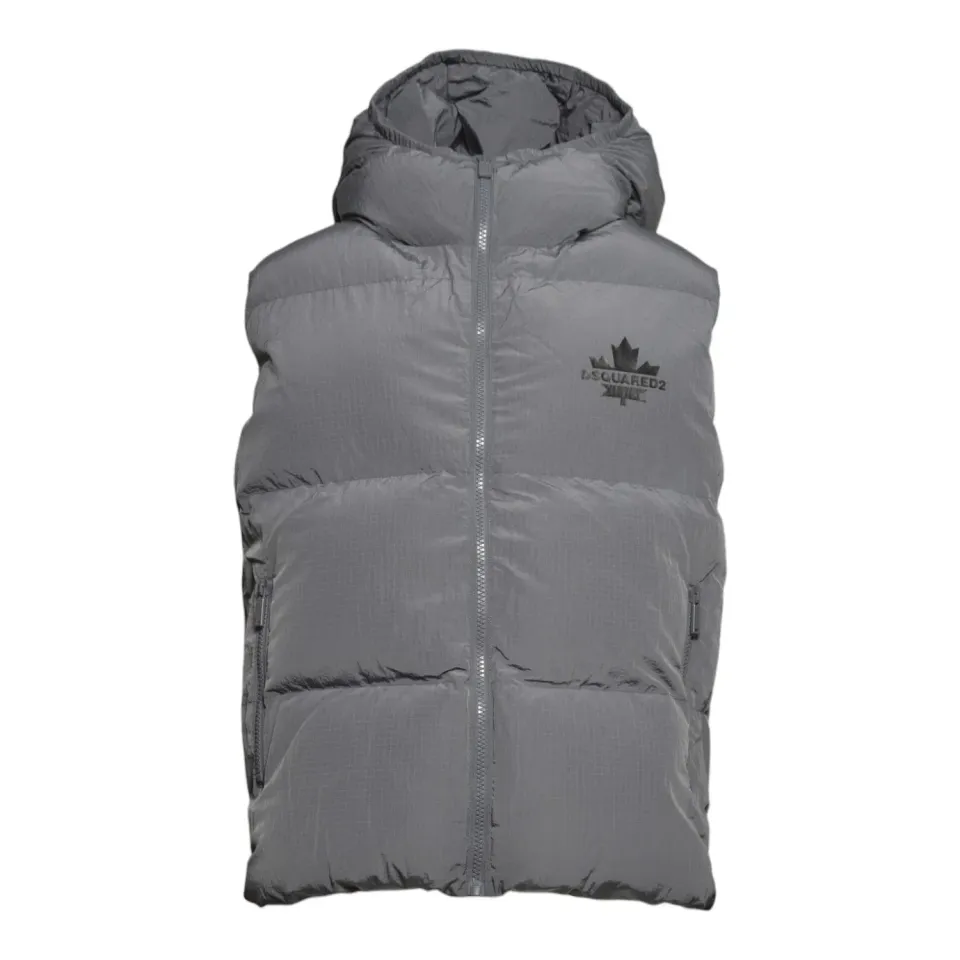 Dsquared2 Junior DQ3043D0AIDDQ913 gilet grigio bambino