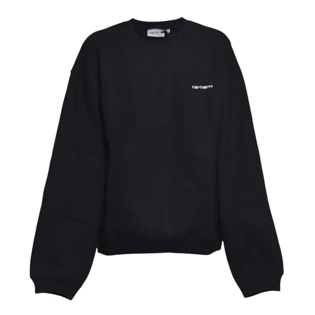 Carhartt WIP I037113 Ebbert felpa nera uomo