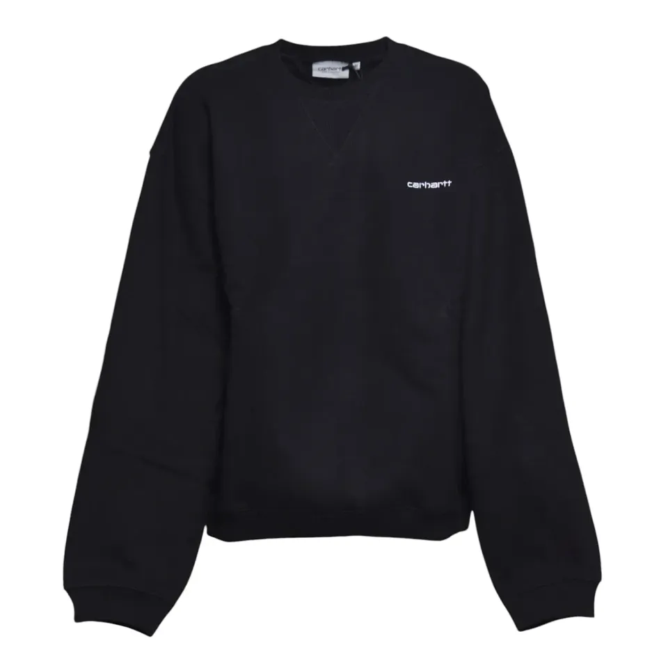 Carhartt WIP I037113 Ebbert felpa nera uomo