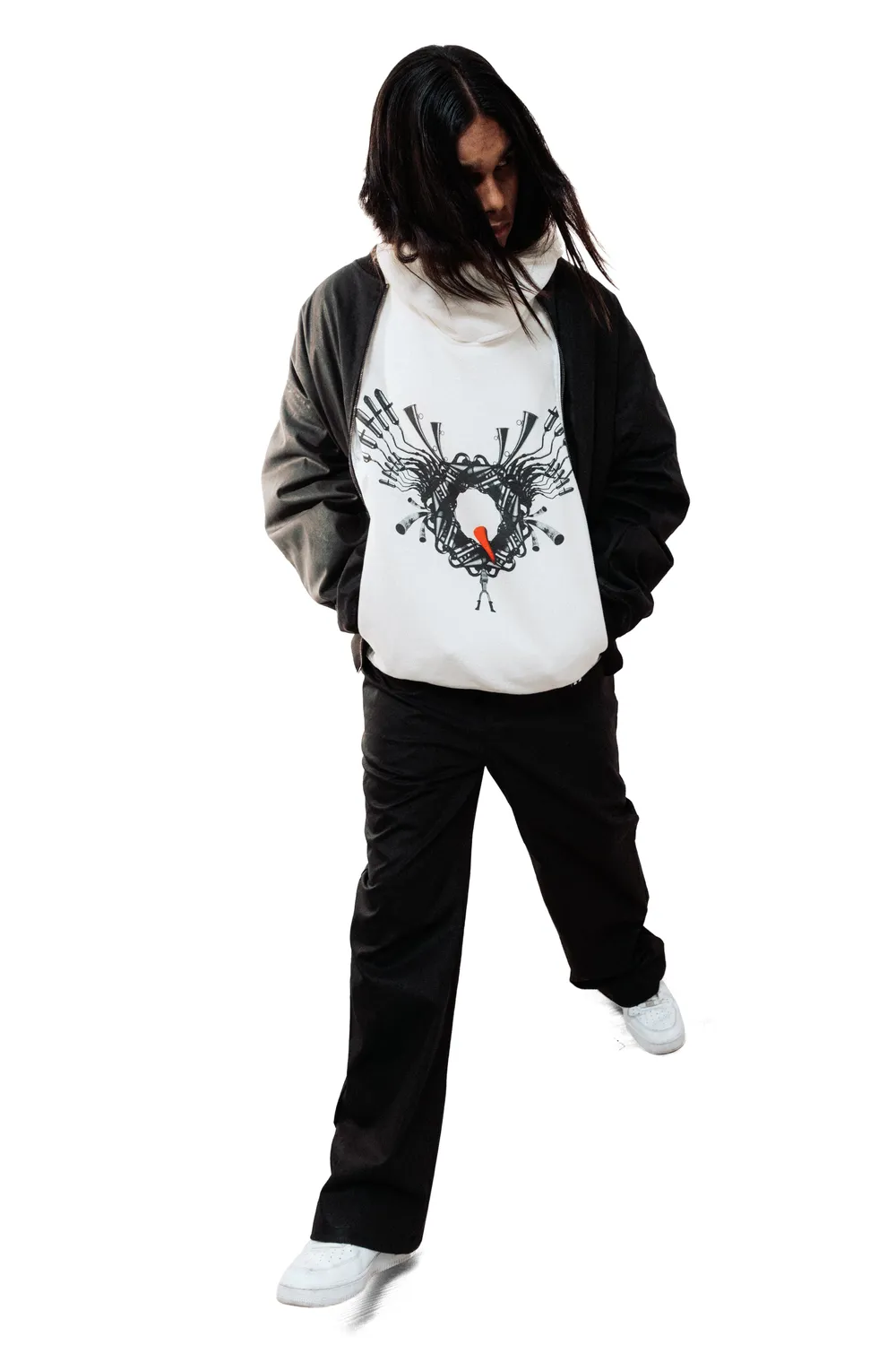 Marcello Pipitone Hoodie Marmitta felpa cappuccio cotone