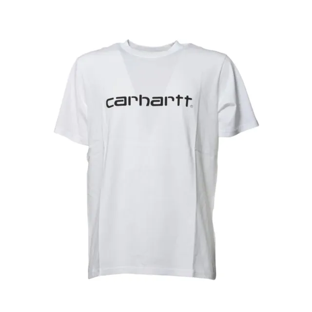 Carhartt WIP Script I031047 t-shirt cotone bianca