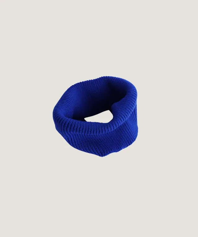 Rodier scaldacollo lana merino blu oltremare