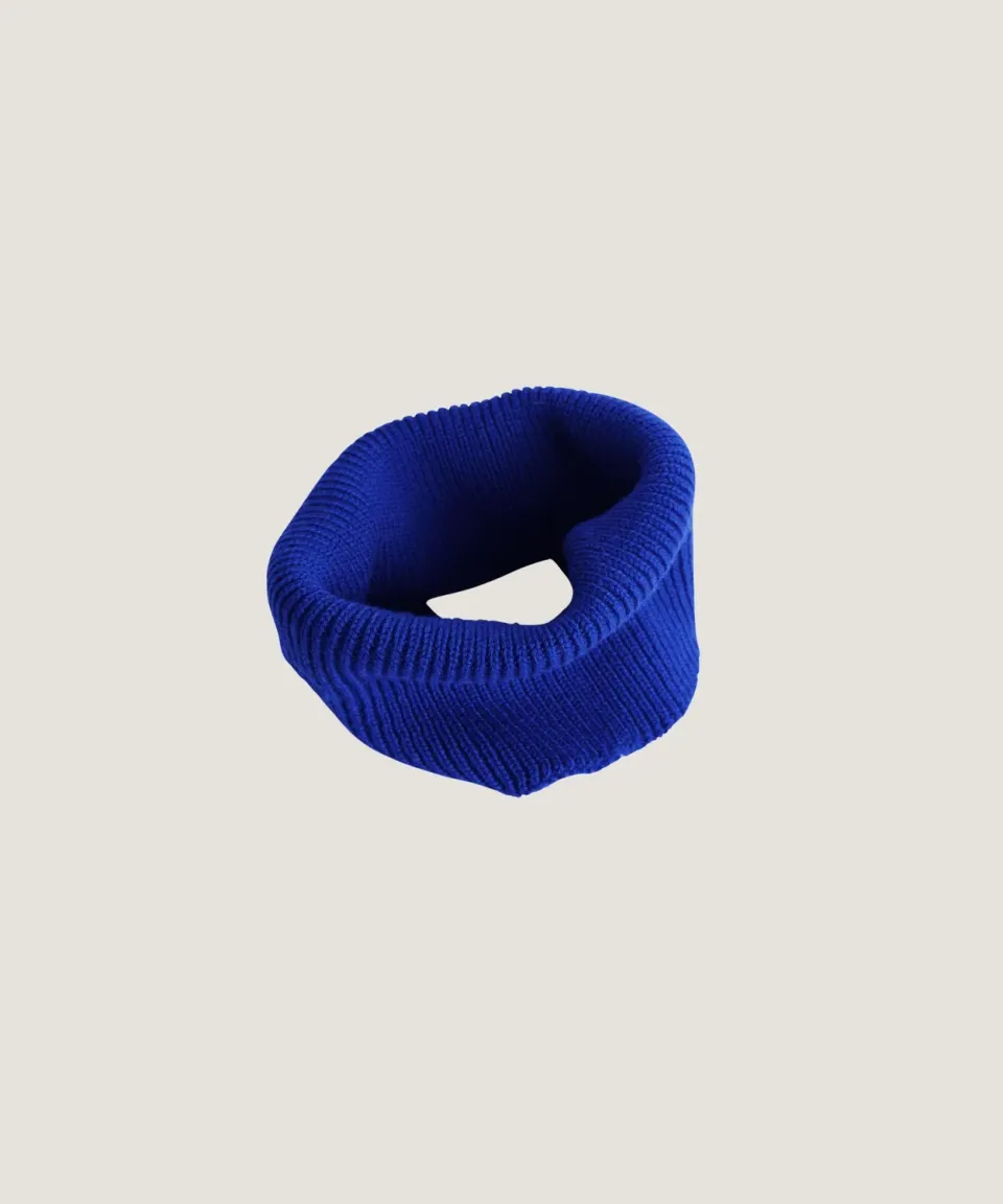 Rodier scaldacollo lana merino blu oltremare