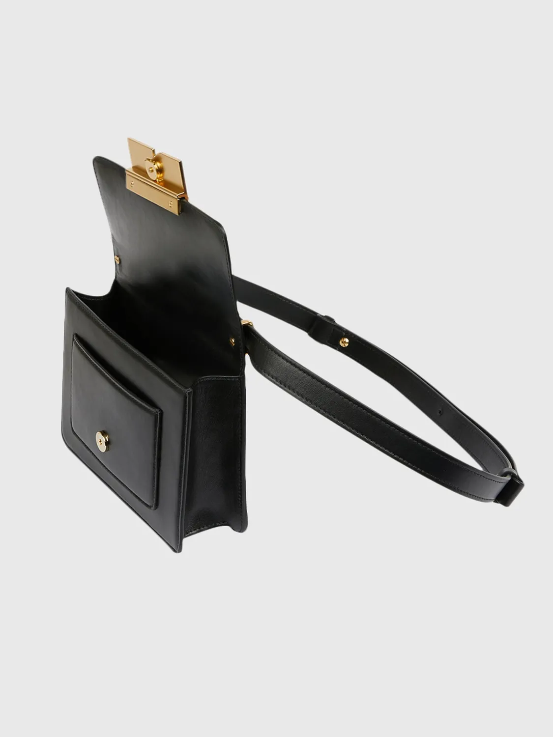 Ports Anika borsa donna pelle nera box 19 cm