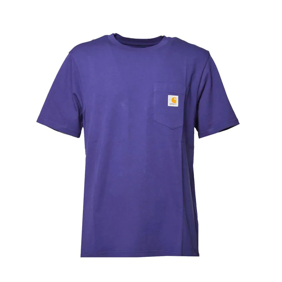 Carhartt Wip I030434 Pocket T-Shirt Uomo Viola