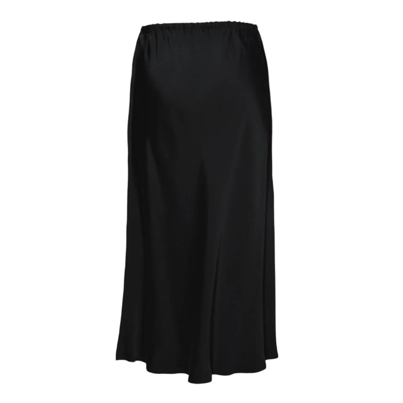 Jil Sander J04MA0107J65022 gonna midi raso nera