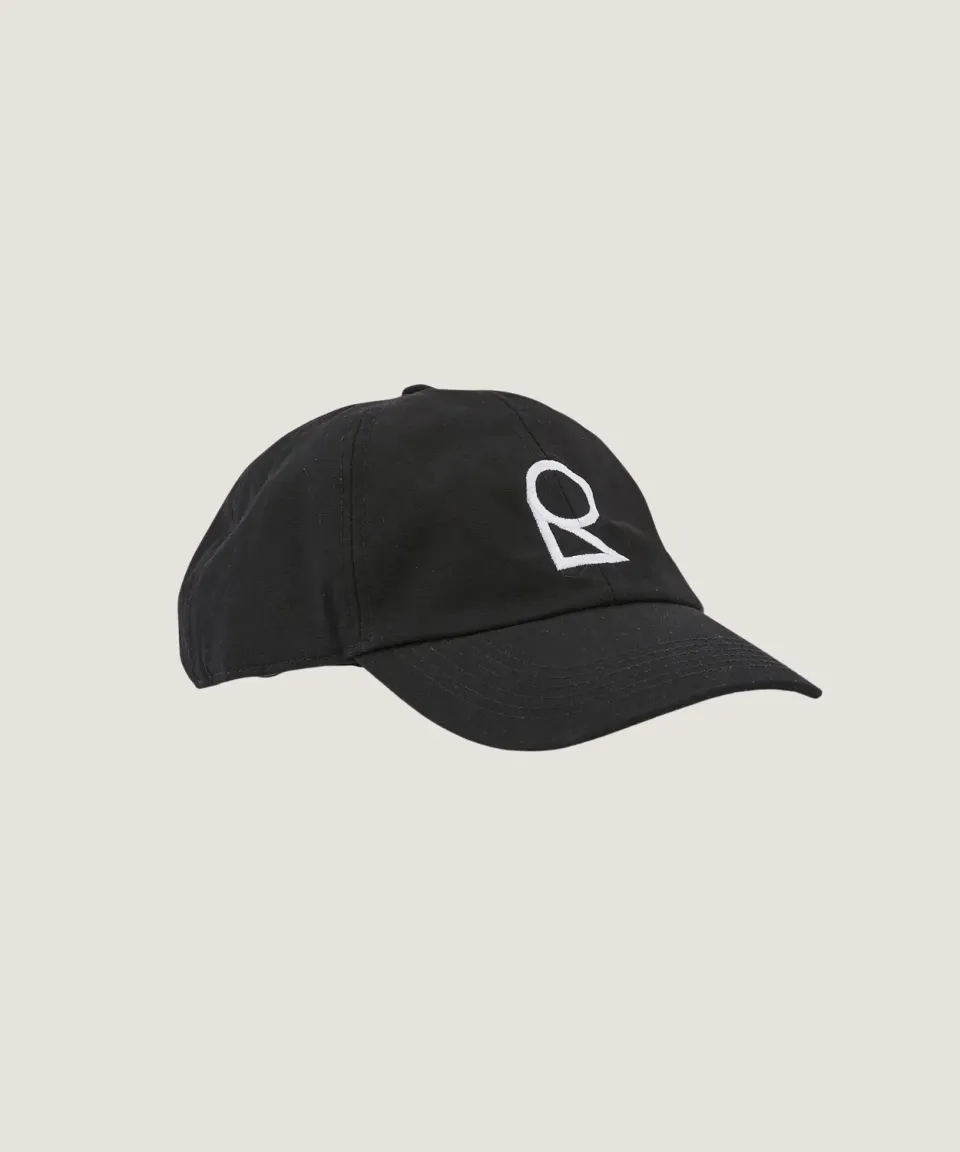 Rodier Berretto Unisex Nero Monogramma 6 Pannelli
