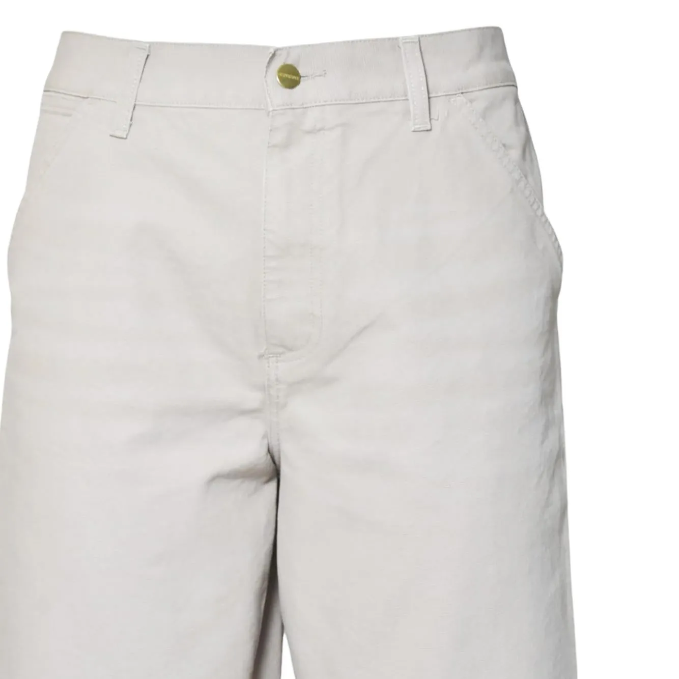 Carhartt Wip Single Knee I034798 pantalone uomo beige tela