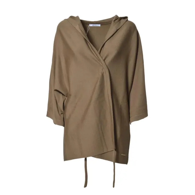 MaxMara Aster cardigan nocciola lana vergine donna